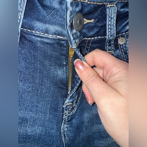 Silver Jeans Suki Mid Rise Slim Bootcut Jeans women’s sz 28x33 Indigo - Picture 9 of 13